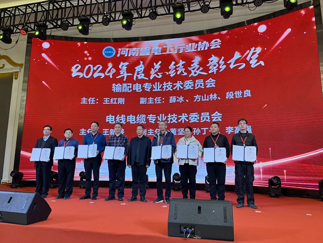 索凌电气荣获河南省电工行业双优称号， 持续助力电力行业发展